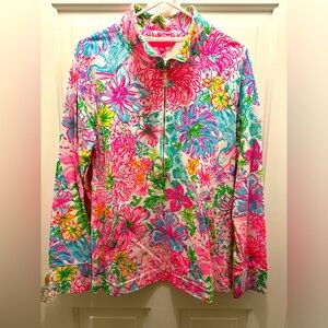 NWOT Lilly Pulitzer Upf50 Skipper Popover Multi Paradise Found, size L